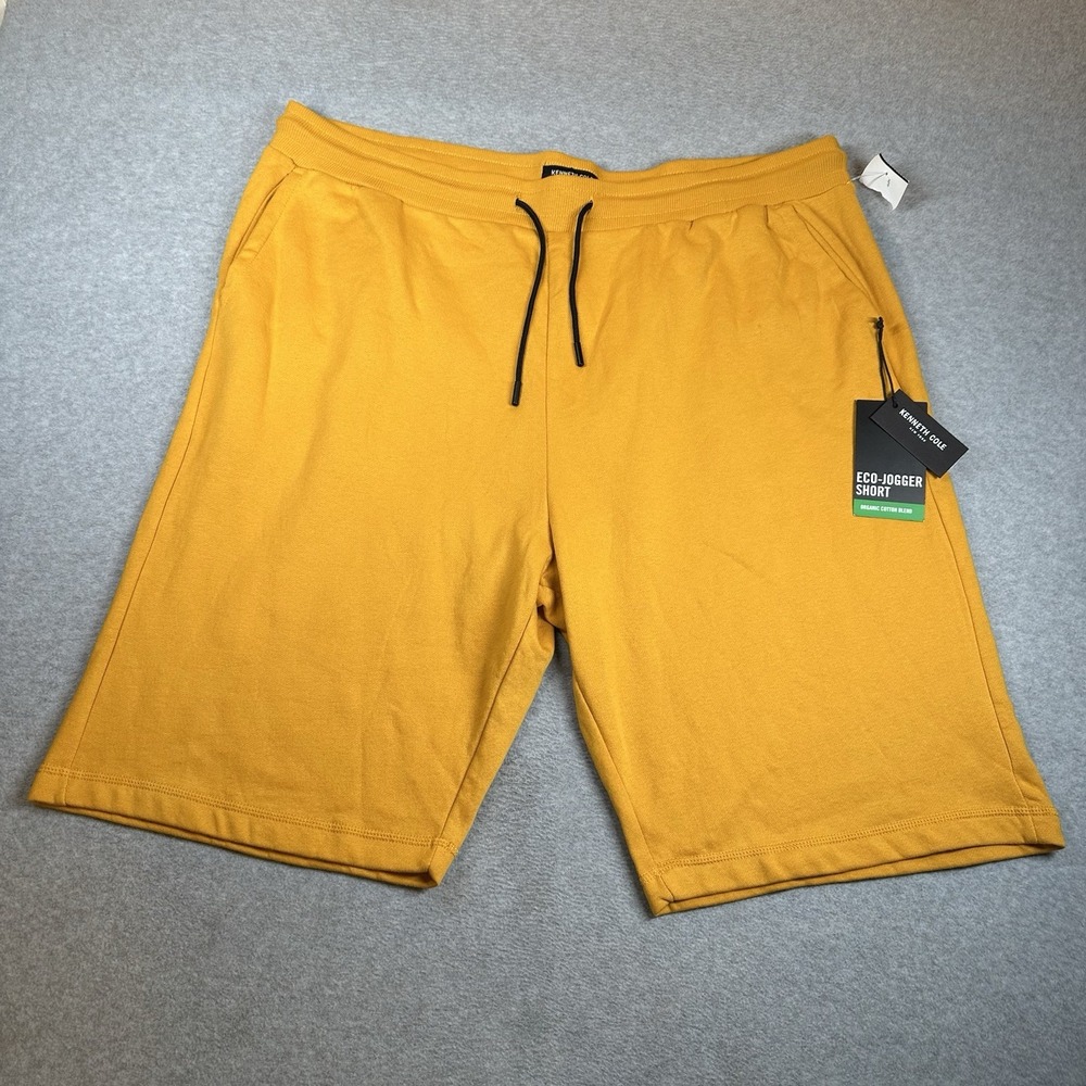 Kenneth Cole Eco-Jogger Shorts 4X Amber‎ Gold Organic Cotton Blend NWT